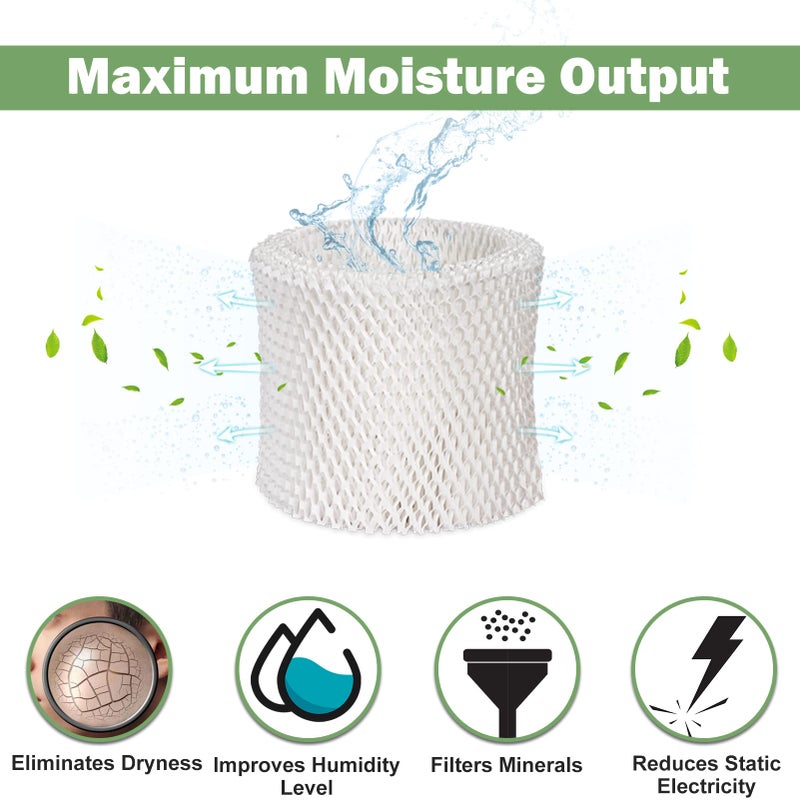 Future Way HC-888 Humidifier Filter C Compatible with Walgreens Cool Mist Humidifier, Honeywell HC 888 Series, HCM 890 Series, 4-Pack - Image 3